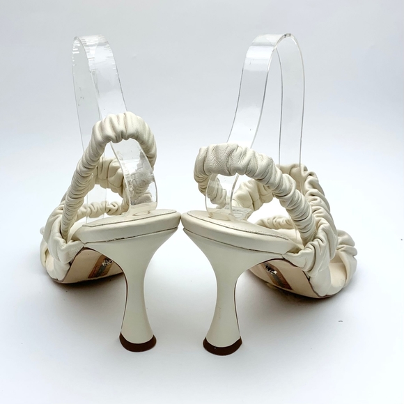 SAM EDELMAN Marlena Ruched Slingback Sandal sz 9.5 - Picture 8 of 12